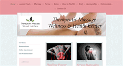 Desktop Screenshot of massage-healthcoach.com